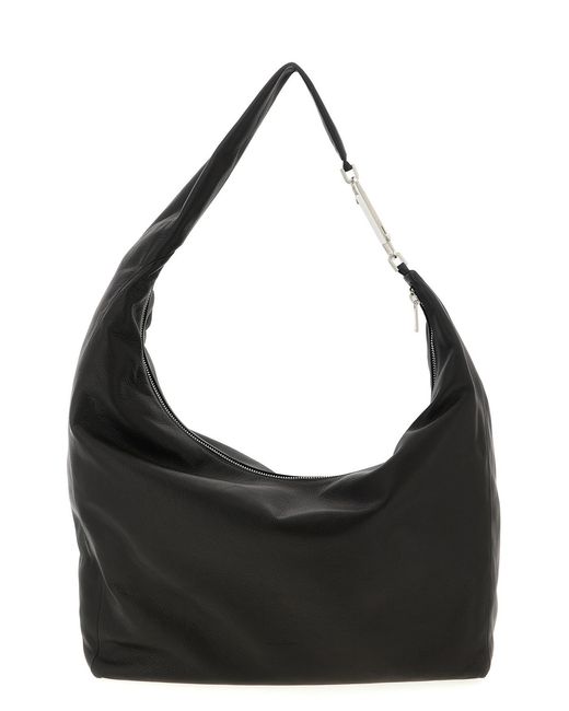 Rick Owens Black 'gemini' Shoulder Bag