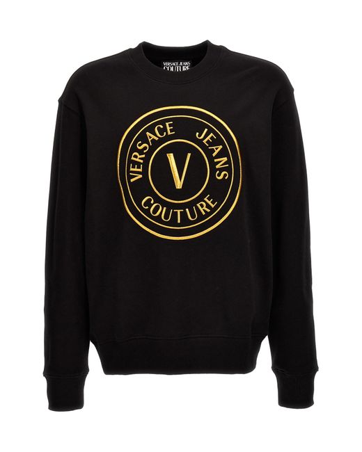 Versace Sweatshirt Mit Logostickerei in Black für Herren
