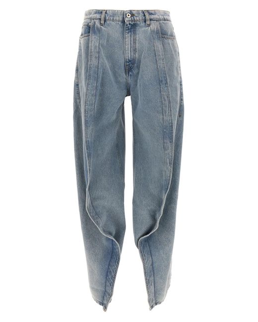 Y. Project Blue 'evergreen Banana' Jeans