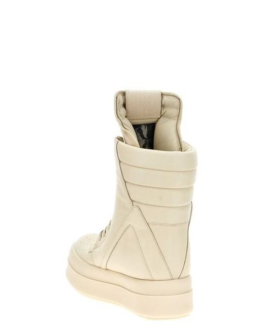 Sneaker 'Mega Geobasket' di Rick Owens in Natural da Uomo