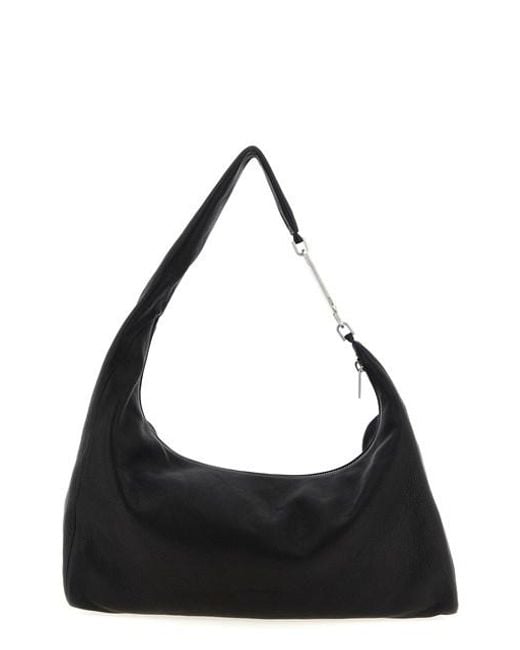 Borsa A Spalla 'Cropped Gemini' di Rick Owens in Black