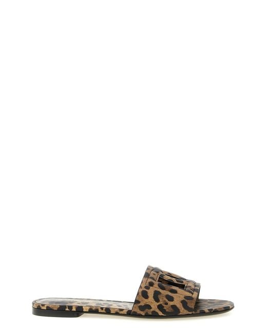 Dolce & Gabbana Multicolor 'bianca' Slides