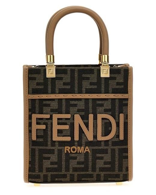 Fendi Black 'mini Sunshine' Handbag