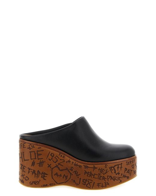 Chloé Brown 'maxime' Wedges