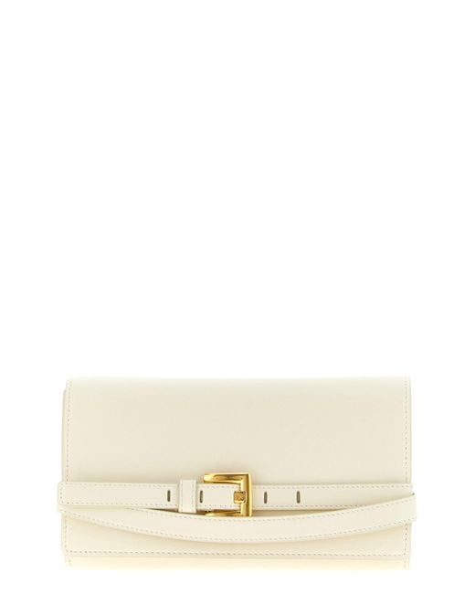 Balmain Natural Geldbörse Mit Kette "Shuffle"