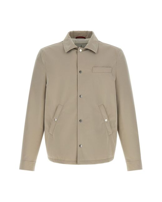 Brunello Cucinelli Natural Nylon Jacket for men