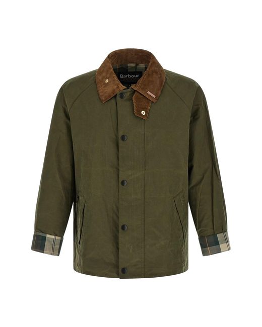 Barbour Green 'transporter Icons' Jacket for men