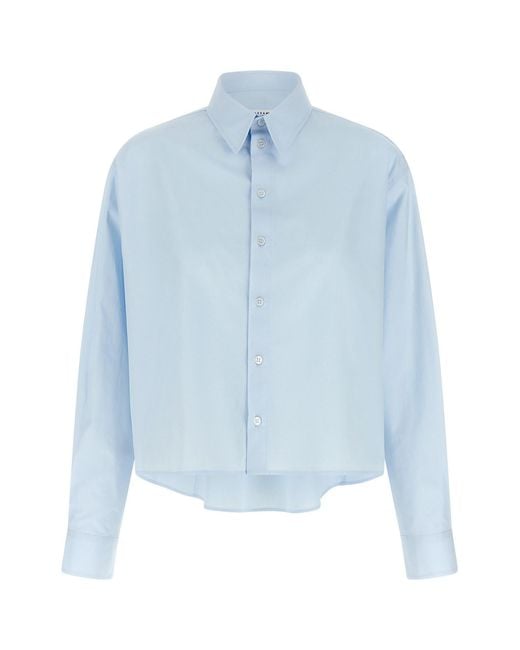 MM6 by Maison Margiela Blue Poplin Shirt