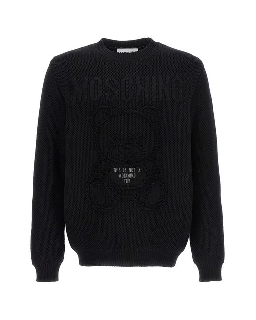 Moschino Black 'teddy' Sweater for men