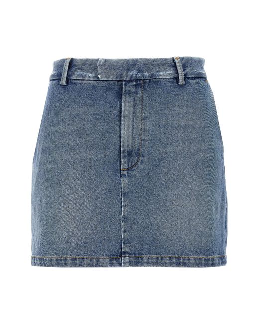 ARMARIUM Blue 'lula' Mini Skirt