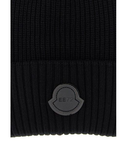Berretto Moncler X Edward Enninful di Moncler Genius in Black