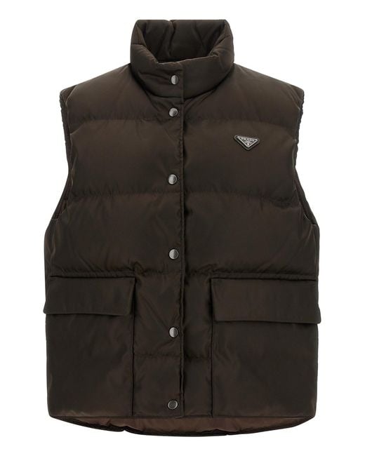 Prada Black Padded Vest