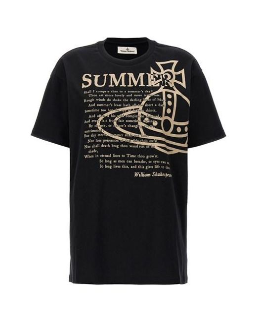 Vivienne Westwood Black 'summer' T-shirt