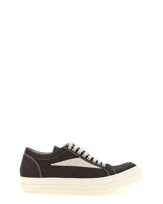 Rick Owens White 'vintage Sneaks' Sneakers for men