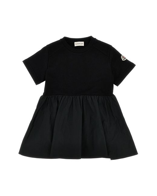 Moncler Black Volant-Kleid