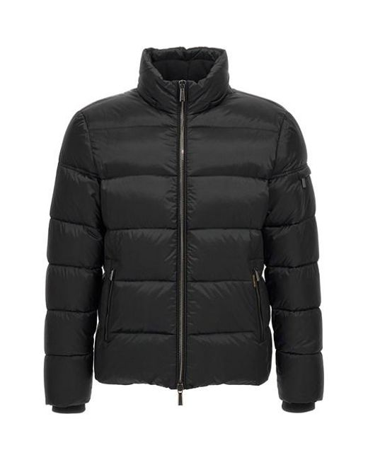 Bomber 'Brett' di Moorer in Black da Uomo