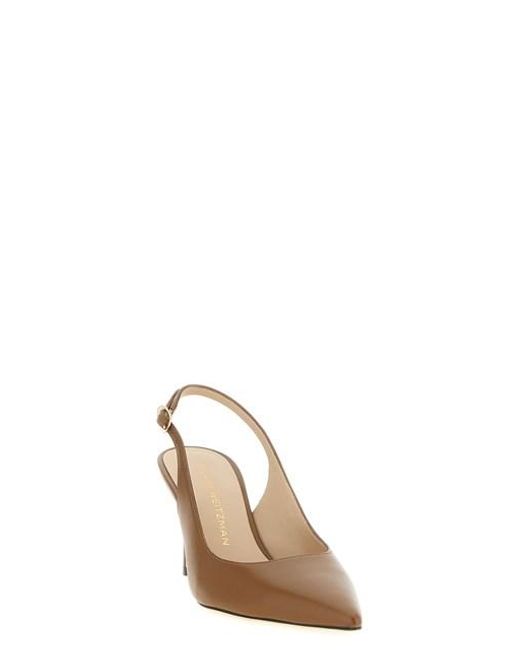 Slingback 'Stuart Power' di Stuart Weitzman in Brown