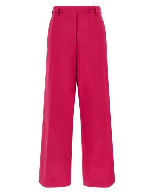 Dries Van Noten Red 'penn' Pants