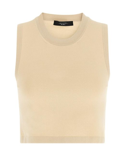 Weekend by Maxmara Natural 'wikbombo' Capsule Top 'mediterranean Ease'