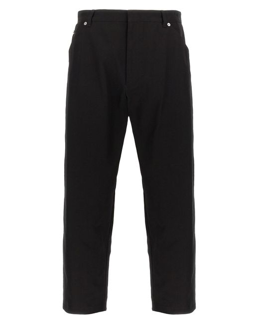 Prada Black Triangle Logo Pants for men