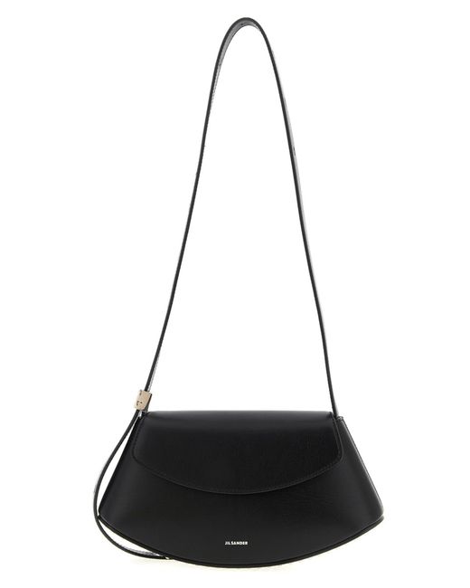 Jil Sander Black 'Eldorado' Small Crossbody Bag