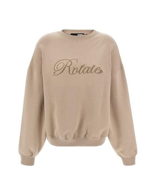 Felpa 'Heavy Sweat Crewneck' di ROTATE BIRGER CHRISTENSEN in Natural