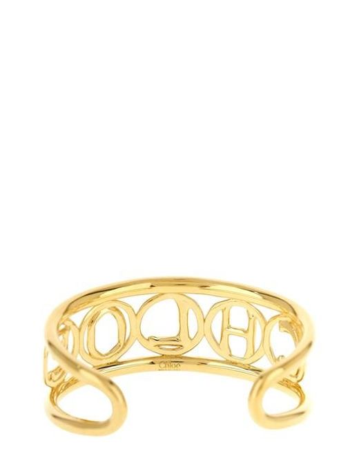 Bracciale Script' di Chloé in Metallic