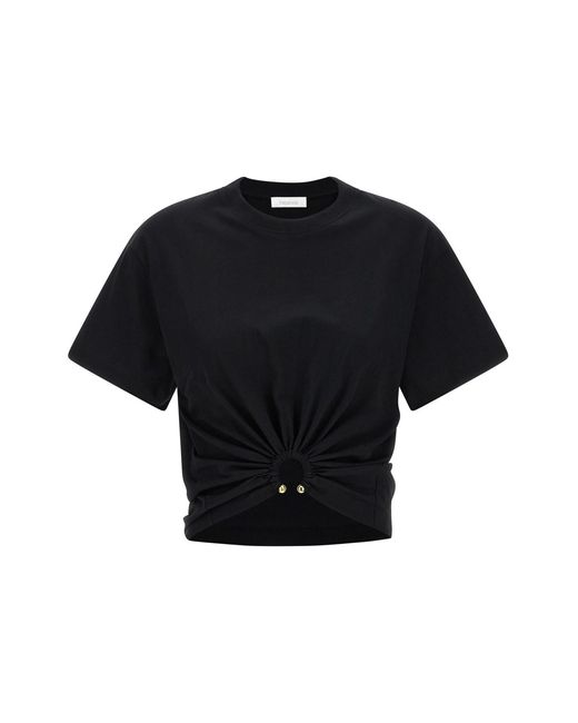 Rabanne Black Piercing T-shirt