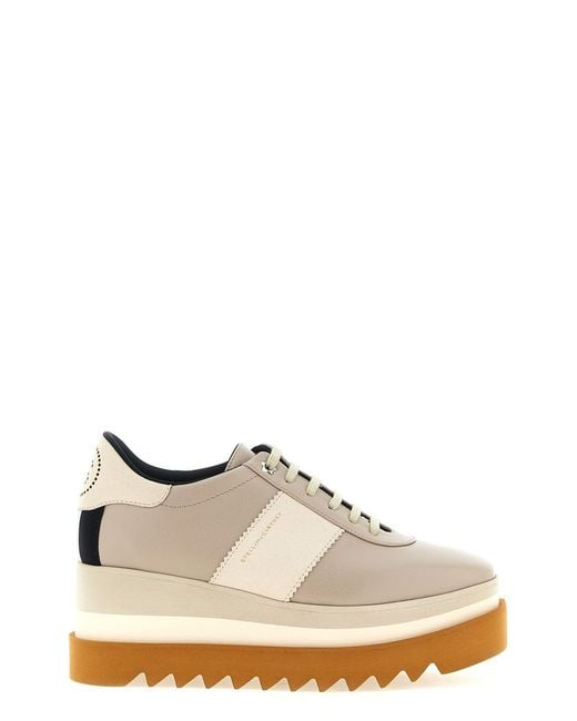 Stella McCartney White 'sneak-elyse' Sneakers