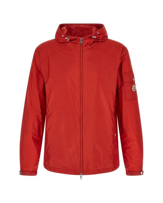 Moncler Red 'etiache' Jacket for men