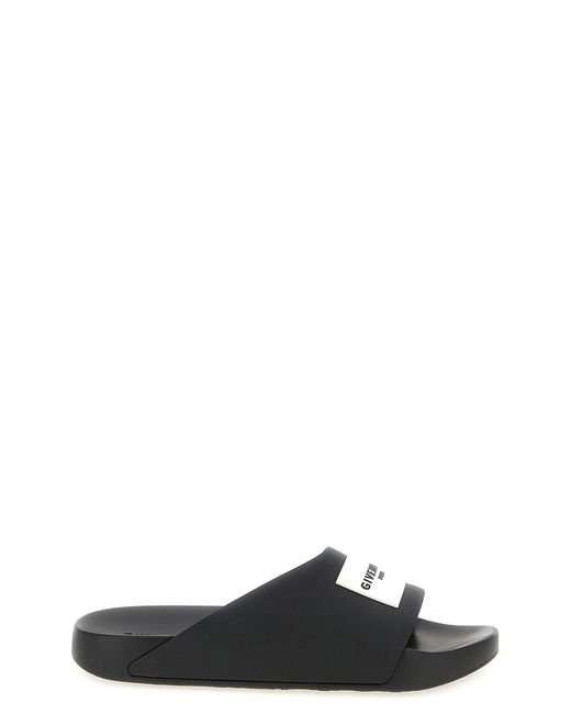 Givenchy Mules "Label" in Black für Herren