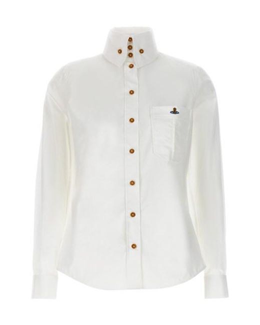 Vivienne Westwood White 'classic Krall' Shirt