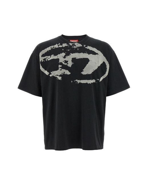 DIESEL T-Shirt "T-Boxt-N14" in Black für Herren