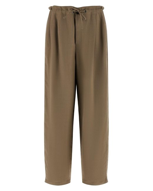 Brunello Cucinelli Natural 'tailored Track' Pants