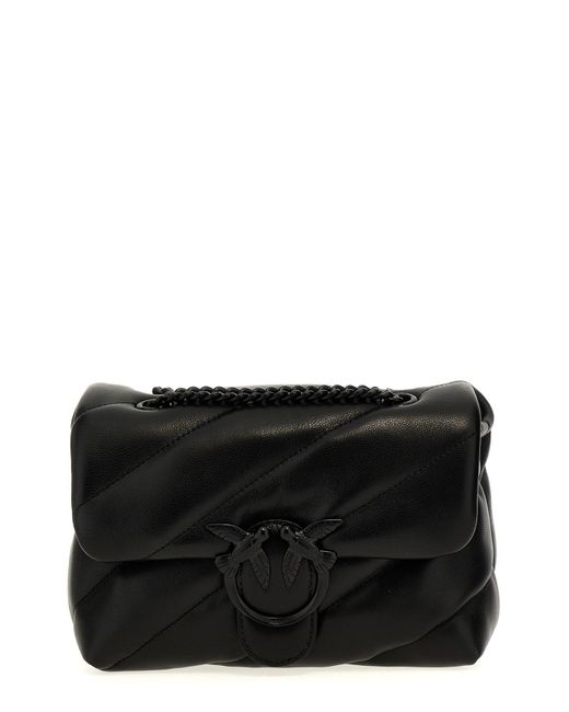 Pinko Black 'mini Love Bag Puff Maxi Quilt' Crossbody Bag