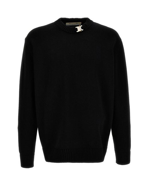 1017 ALYX 9SM Black 'buckle Collar' Sweater for men