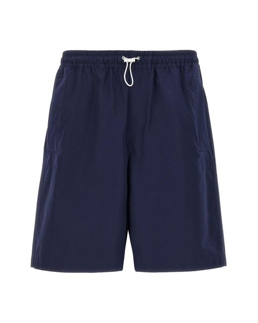 Gucci Blue Cotton Bermuda Shorts for men