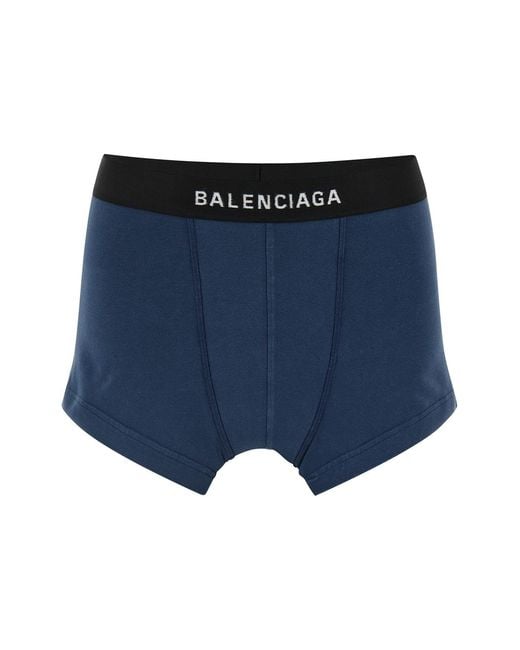 Balenciaga Blue 'Cut Off Brief' Skirt