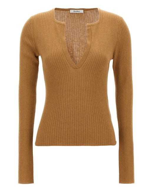 Max Mara Brown Urlo' Sweater