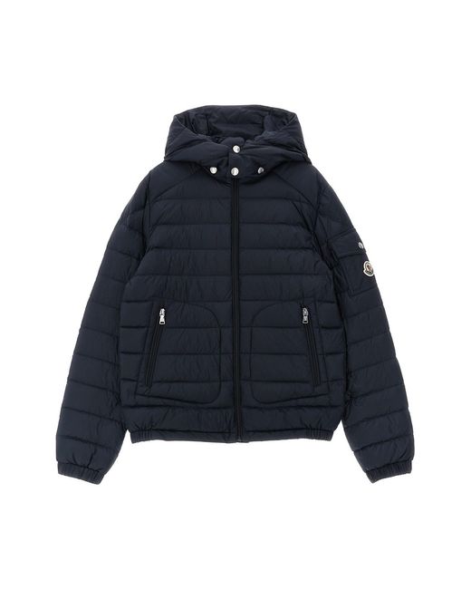 Moncler Blue 'lauros' Down Jacket for men