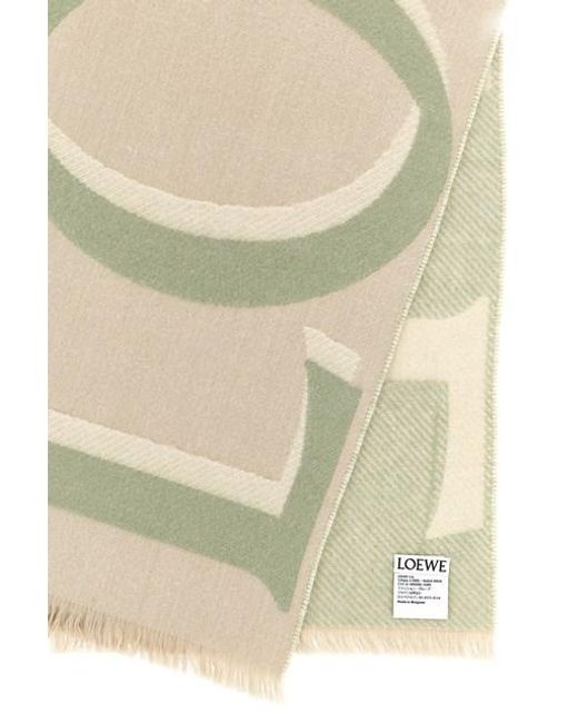 Double-Sided Scarf Sciarpe-Donna di Loewe in Natural