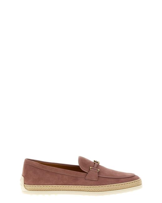 Tod's Brown 't Ring' Loafers