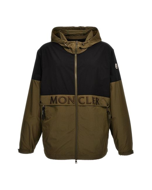 Moncler Green 'joly' Hooded Jacket for men