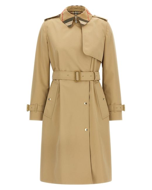 Burberry Natural 'sandridge' Trench Coat