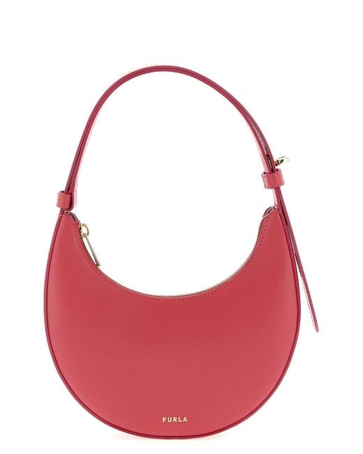 Furla Red ' Delizia' Mini Shoulder Bag