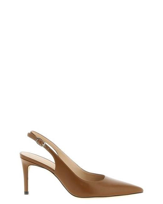 Slingback 'Stuart Power' di Stuart Weitzman in Brown
