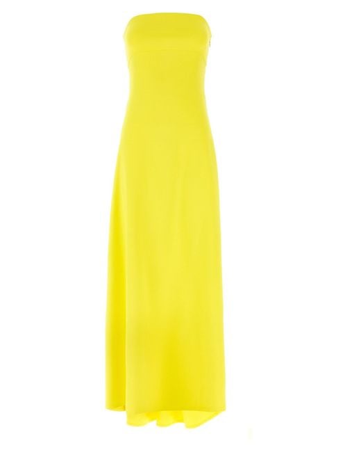 Jacquemus Yellow 'La Robe Bustier' Dress