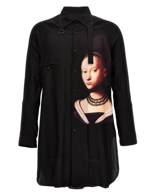 Yohji Yamamoto Hemd "M-Young Girl" in Black für Herren