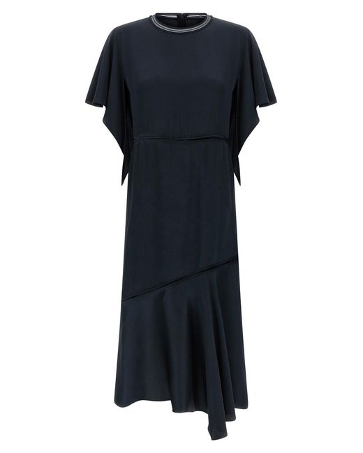 Fabiana Filippi Black Ruffle Dress