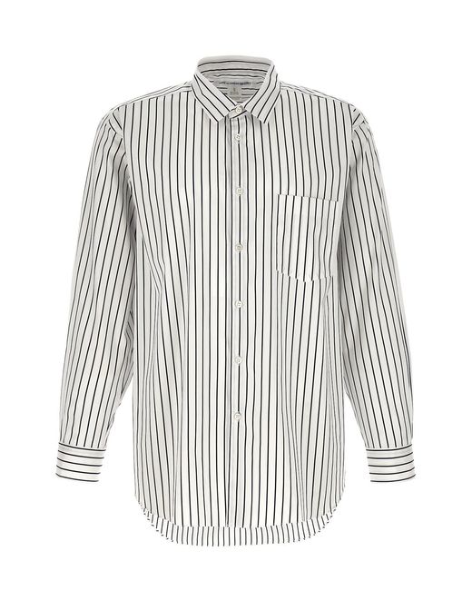 Comme des Garçons White Striped Shirt for men